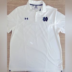 VINTAGE MENS NOTRE DAME SPORTS POLO SHIRT
